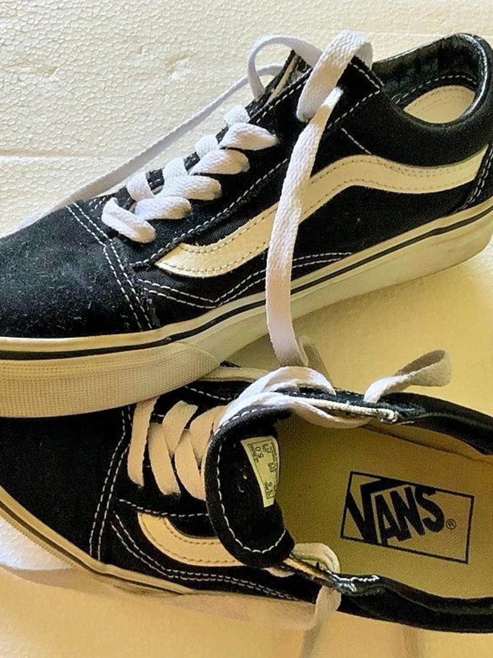 Vans Old Skool Black & White Sneakers US 5